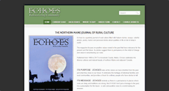 Desktop Screenshot of echoesofmaine.com